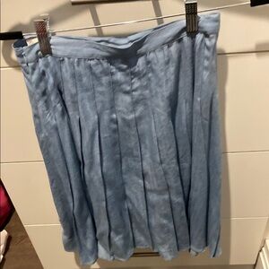 NWOT Girls Elegant Blue Pleated Skirt